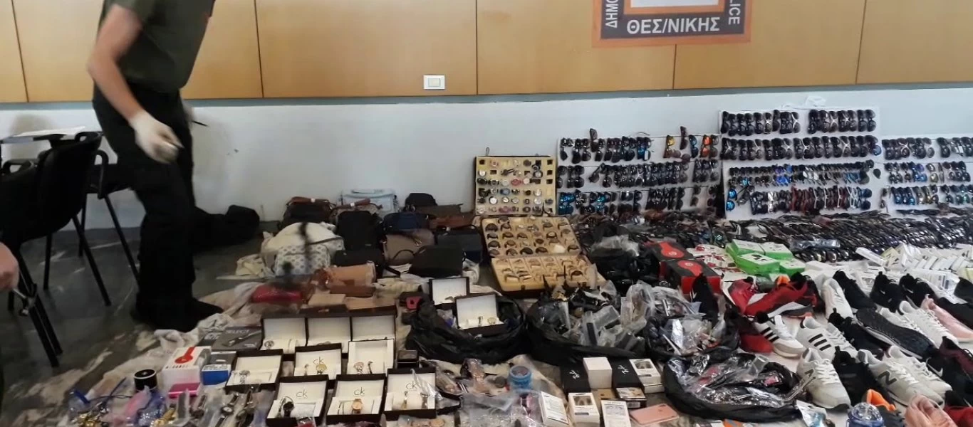 Θεσσαλονίκη: «Χτύπημα» στο παρεμπόριο - Κατασχέθηκαν 15 τόνοι παράνομων προϊόντων